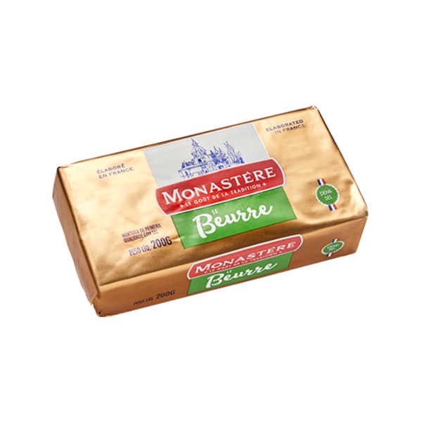 Manteiga com Sal MONASTERE Tablete 200g