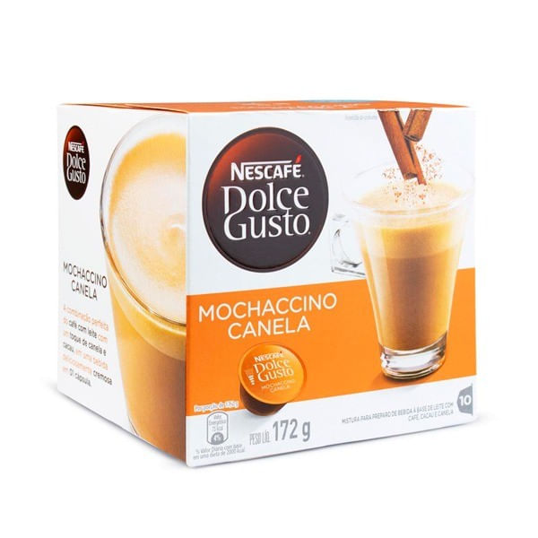 Café em Cápsula DOLCE GUSTO Mochaccino Canela Caixa 172g