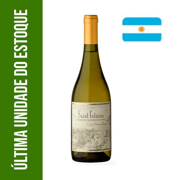 Vinho Catena Zapata Saint Felecien Chardonnay Garrafa 750ml