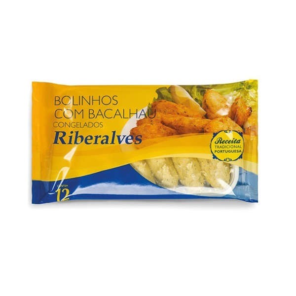 Bolinho de Bacalhau RIBERALVES Congelado Pacote 360g