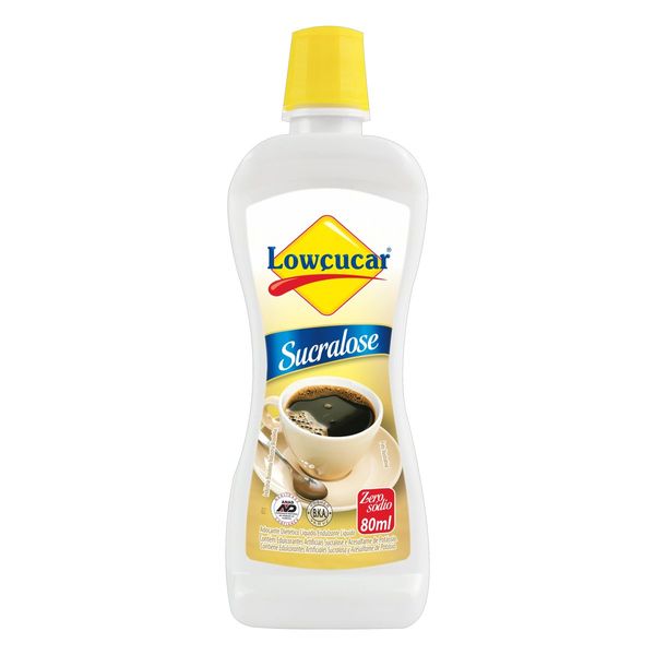 Adoçante Líquido Sucralose Lowçucar Frasco 80ml Adoçante Líquido Sucralose Lowçucar Frasco 80ml