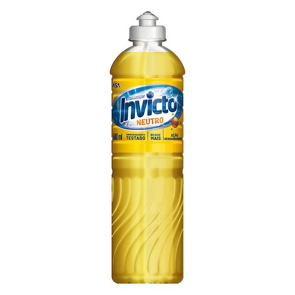 Lava-Louças Líquido Neutro Invicto Squeeze 500ml Lava-Louças Líquido Neutro Invicto Squeeze 500ml