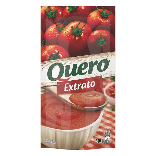 Extrato de Tomate Tradicional Quero Sachê 340g