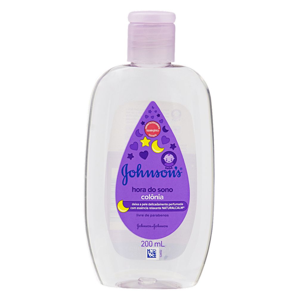 Colônia Johnson's Baby Hora do Sono Frasco 200ml patiogourmet
