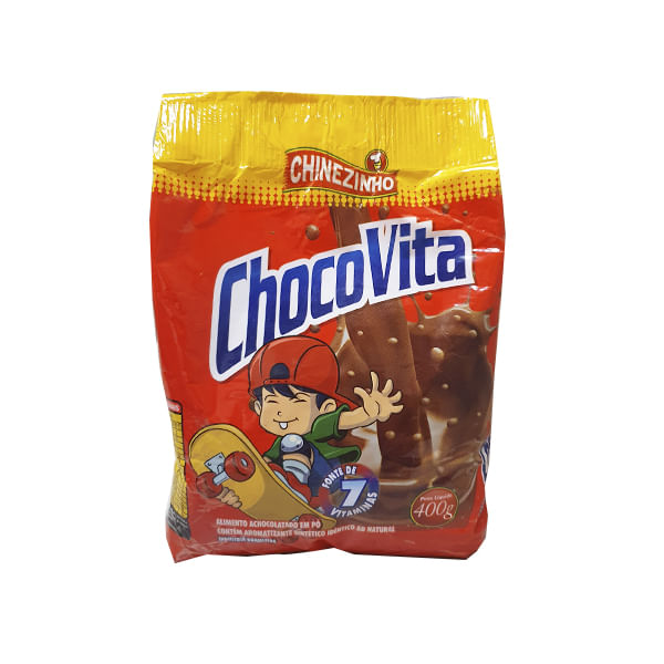 Achocolatado em Pó CHINEZINHO CHOCOVITA Pacote 400g
