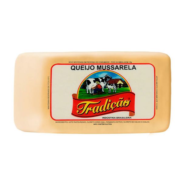 Queijo Mussarela Tradição Peça 4kg Queijo Mussarela Tradição Peça 4kg