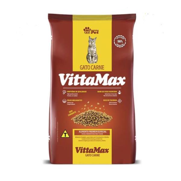 Ração para Gato VittaMax Sabor Carne 1kg