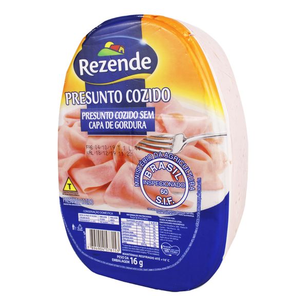 Presunto Cozido de Peru Rezende Embalagem 3,3kg