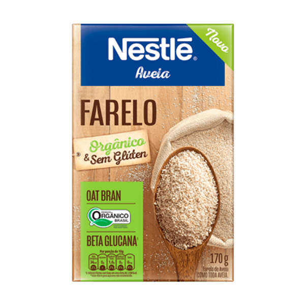 Farelo de Aveia Orgânica Nestlé Caixa 170g