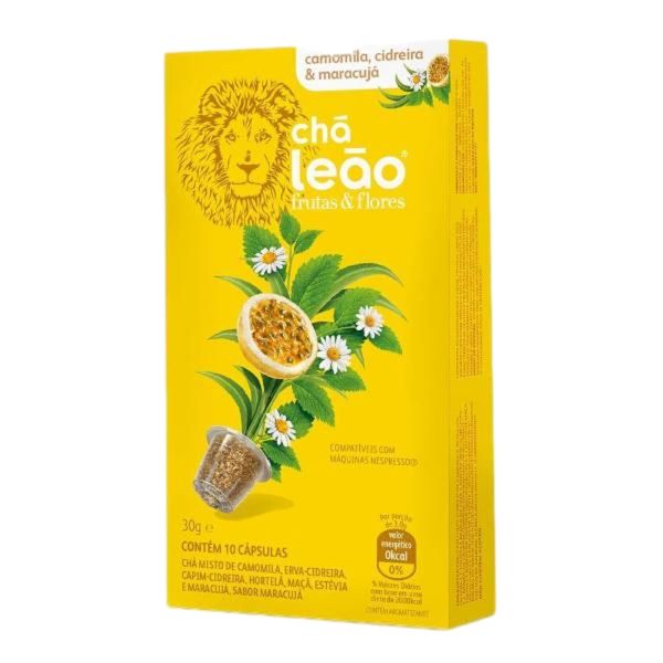 Cápsula Chá Camomila Cidreira Maracujá Leão Senses 60g