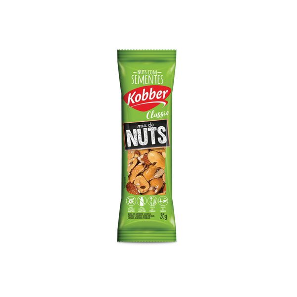Barra de Cereal Kobber Nuts com Semente 25g Barra de Cereal Kobber Nuts com Semente 25g