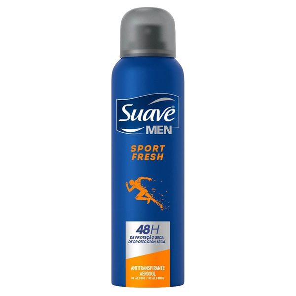 Desodorante Antitranspirante Aerosol Masculino Sport Fresh Suave Frasco 87G