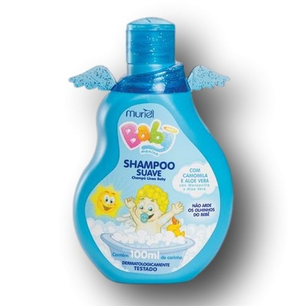 Shampoo Infantil Baby Azul Muriel Frasco 100ML