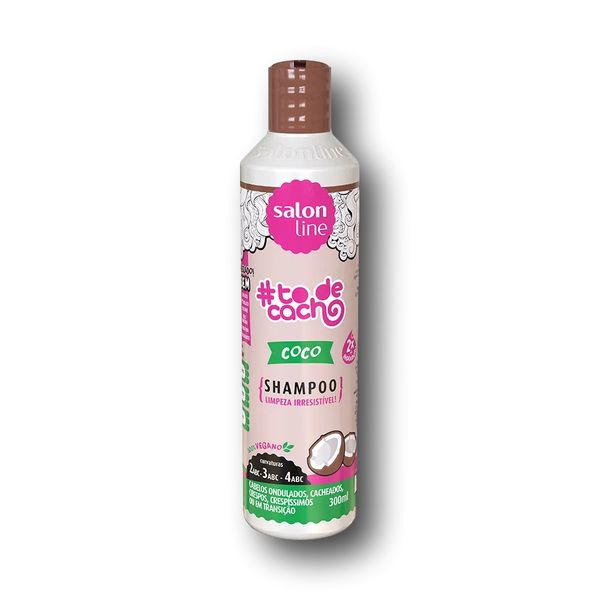 Shampoo #Todecacho Coco Salon Line Frasco 300ML
