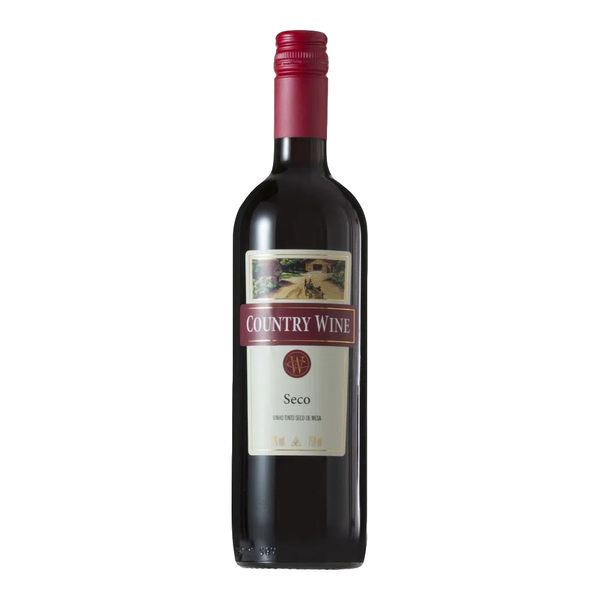 Vinho Tinto Seco Country Wine Garrafa 750ml VINHO BR COUNTRY WINE 750ML TTO SECO