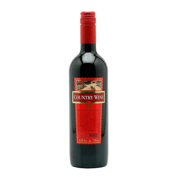 Vinho Tinto Suave Country Wine Garrafa 750ml