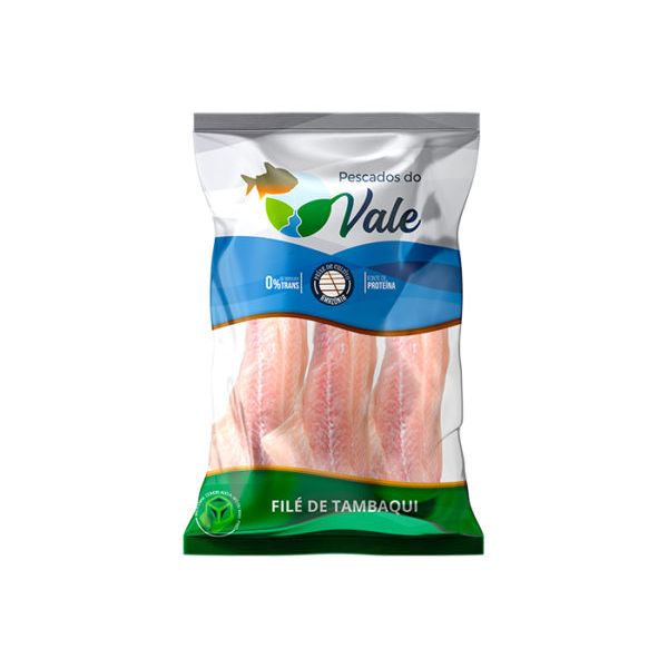 Peixe Filezinho De Tambaqui Com Pele Pescados Do Vale 400g