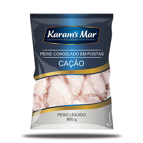 Peixe Posta Cacao Congelado Karams Pacote 800g