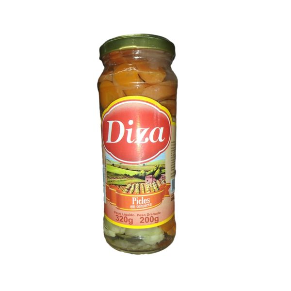 Pickles Em Conserva Diza Vidro 200g