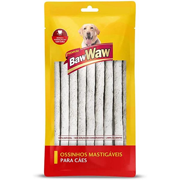 Osso Palito para Cães Nº 8 Baw Waw Sache 100g Osso Palito para Cães Nº 8 Baw Waw Sache 100g