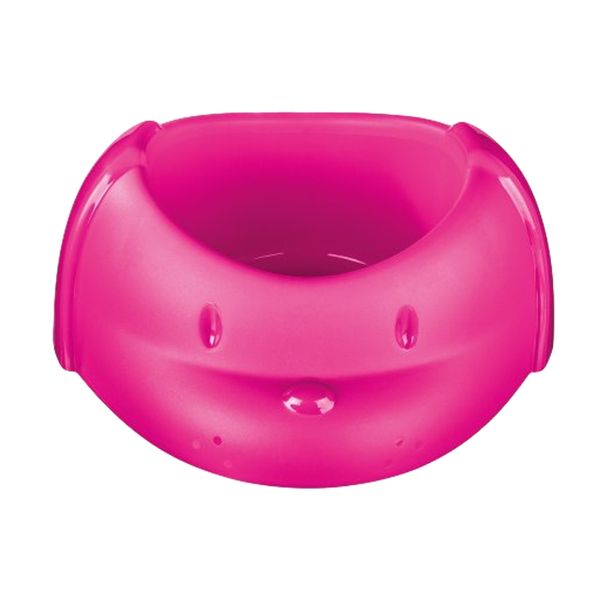 Comedouro Para Cães Plástico Rosa Pet Sanremo 650ml