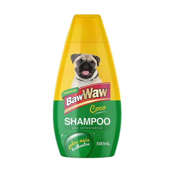 Shampoo Para Cães Coco Baw Waw Frasco 500ml