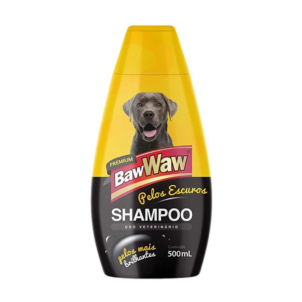 Shampoo para Cães Pelos Escuros Baw Waw Frasco 500ml