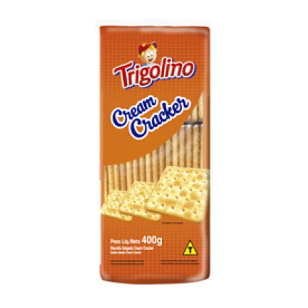 Biscoito Cream Cracker Tradicional TRIGOLINO Pacote 400g