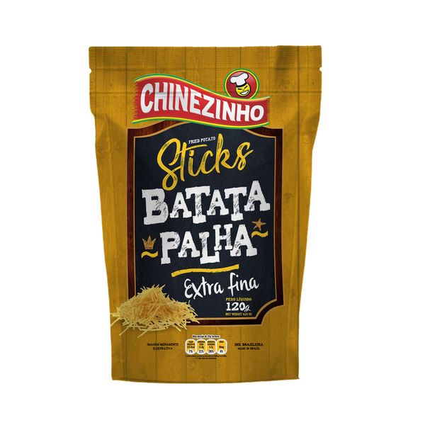 Batata Palha CHINEZINHO Extra Fina Pacote 120g