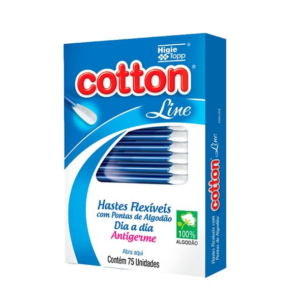 Haste Flexíveis Cotton 75Un Haste Flexíveis Cotton 75Un