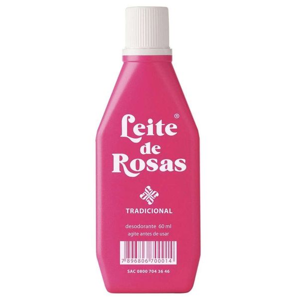 Desodorante Tradicional Leite de Rosas Frasco 60ml