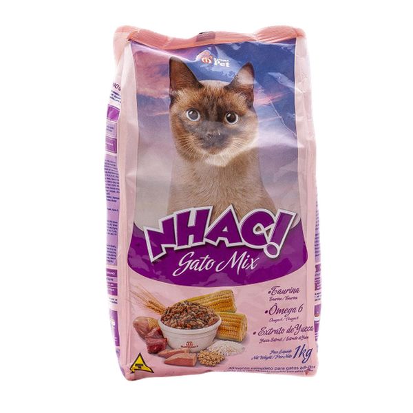 Ração para Gatos Nhac Mix Pacote 1kg
