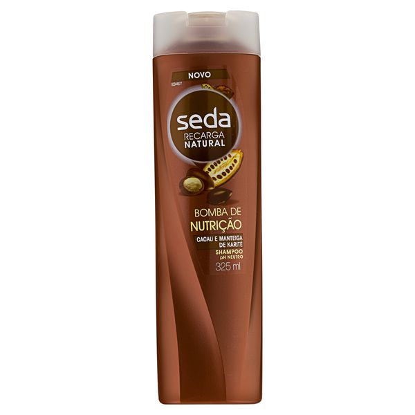 Shampoo Seda Recarga Natural Bomba de Nutrição Frasco 325ml Shampoo Seda Recarga Natural Bomba de Nutrição Frasco 325ml