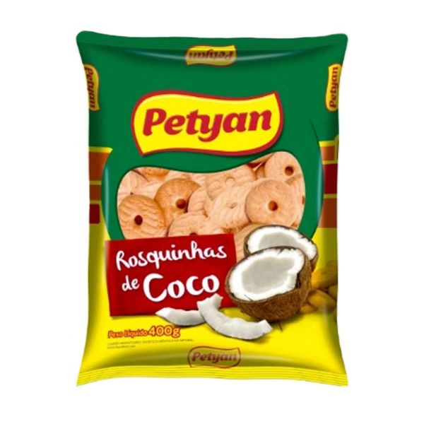 Biscoito Rosquinha PETYAN Coco 400g