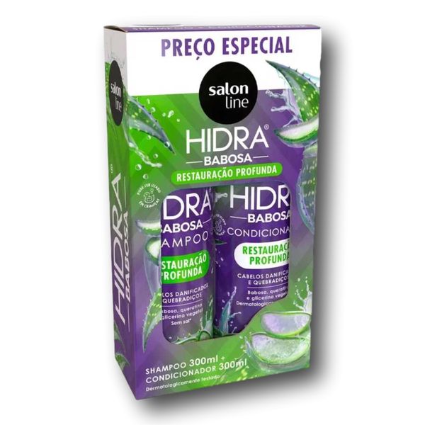 Kit Shampoo + Condicionador Salon Line Hidra Barbosa 300ml Cada