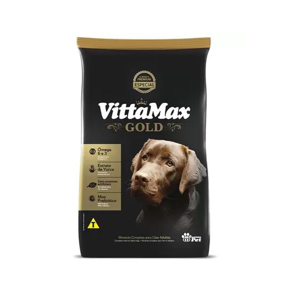 Ração para Cães Adultos VITTAMAX Gold Pacote 20kg