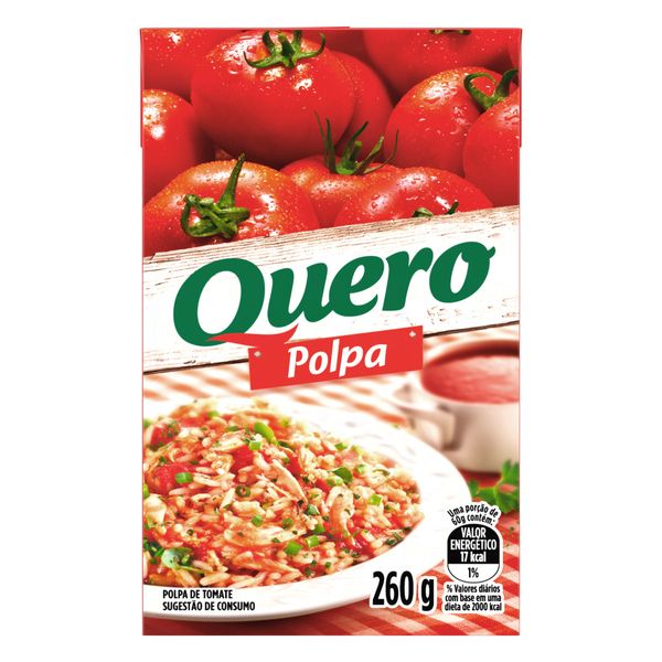 Polpa de Tomate QUERO Caixa 260g