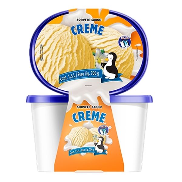 Sorvete Creme DULLIM Pote 1.5L Sorvete Creme DULLIM Pote 1.5L
