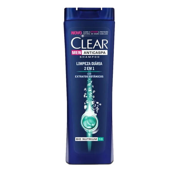 Shampoo CLEAR MEN 2x1 Limpeza Diaria 400ml Shampoo CLEAR MEN 2x1 Limpeza Diaria 400ml