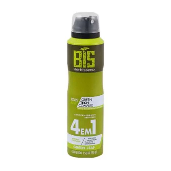 Desodorante BIS 48h Aerosol Green 4 em 1 Leaf 150ml