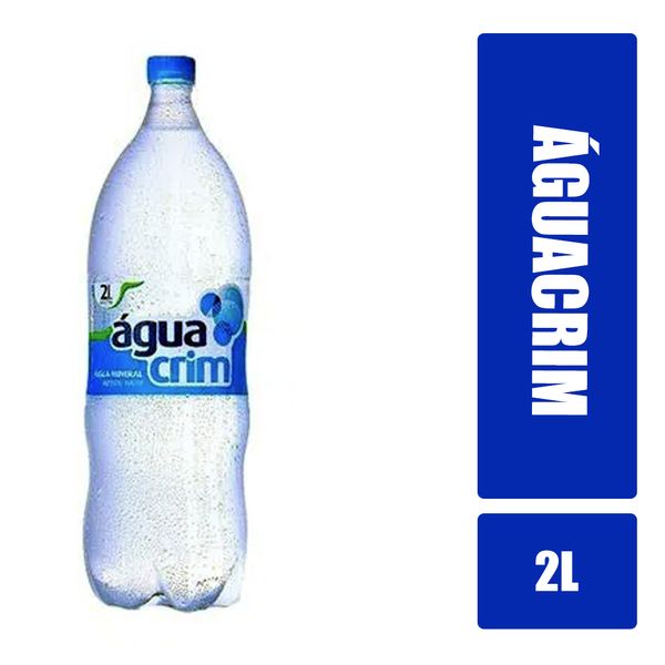 Água Mineral ÁGUACRIM Sem Gás Garrafa Pet 2L