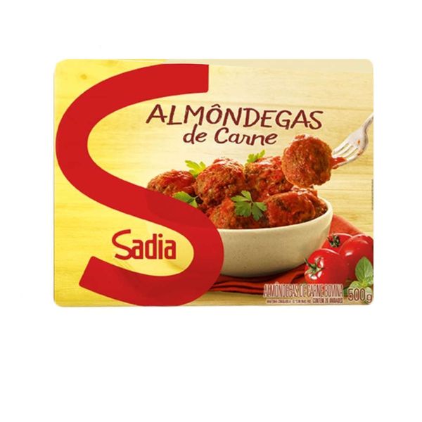 Almondêga de Carne Bovina SADIA Caixa 500g