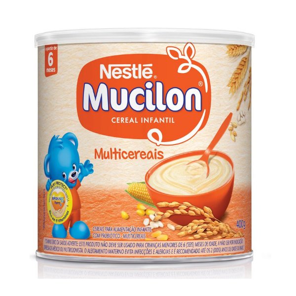 Mingau MUCILON NESTLÉ Multicereais Lata 400g Mingau MUCILON NESTLÉ Multicereais Lata 400g