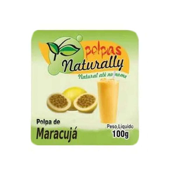 Polpa de Fruta NATURALLY Maracujá Pacote 100g