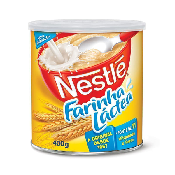 Farinha láctea Nestlé Lata 400g