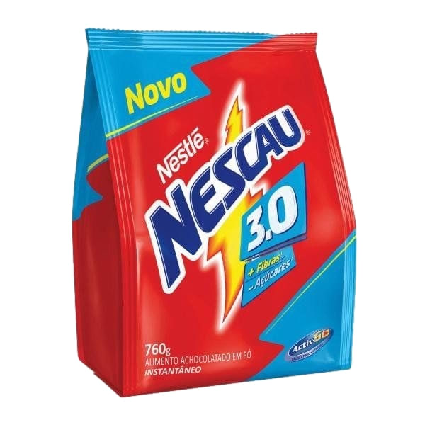 Achocolatado em Pó Nescau 3.0 Sachê 760g Achocolatado em Pó Nescau 3.0 Sachê 760g