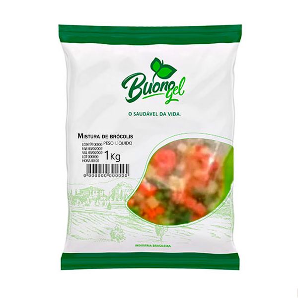 Misto Brócolis BUONOGEL Congelado Pacote 1kg