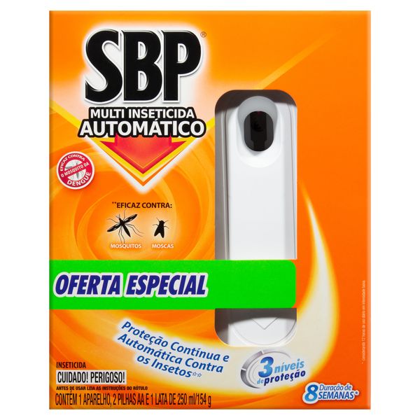Multi Inseticida Automático SBP Caixa 250ml