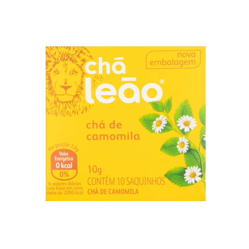 Chá Camomila LEÃO Caixa 10un
