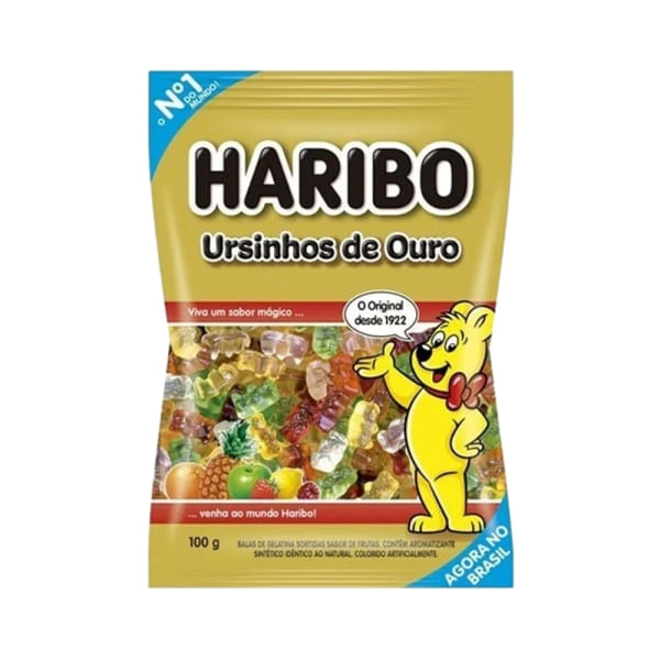 Bala de Ursinhos HARIBOL Ouro Pacote 100g